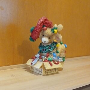 1994 Enesco Vtg Christmas Santa's Special DEERlivery "Holly"